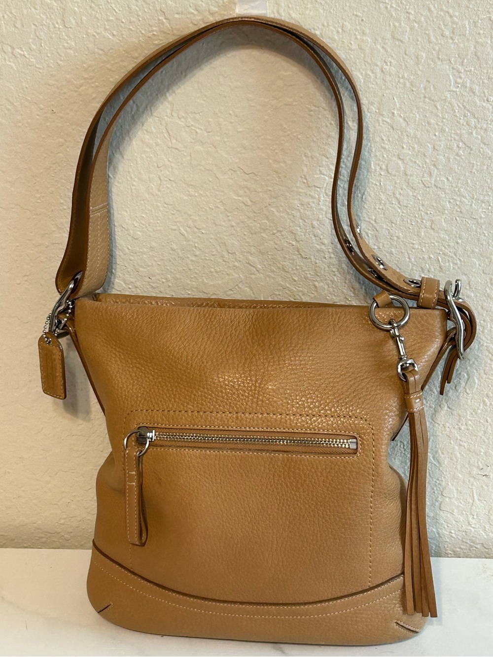 Coach Hobo crossbody-shoulder bag vintage leather